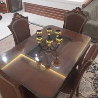میز نهار خوری تمام چوب|میز و صندلی غذاخوری|تربت‌حیدریه, کاشانی|دیوار