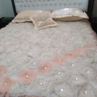 سرویس خواب کامل .چوب اصل .مدل روس|تخت و سرویس خواب|نهاوند, |دیوار