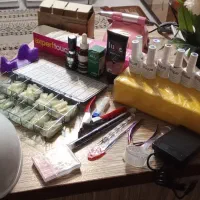 وسایل کاشت ناخن کاملا نو