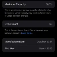 آیفون ۱۶ نرمال ۱۲۸ گیگ Iphone 16 Normal 128 gb Ch