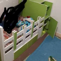 تخت بچگانه تمام ام دی اف