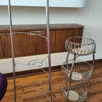 سبد سیب زمینی پیاز و استند قابلمه و ماهیتابه|آب‌چکان و نظم‌دهنده ظروف|تهران, امیریه|دیوار