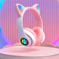 هدفون خرگوشی چراغدار