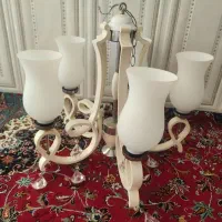 لوستر 5تایی لامپ سالم