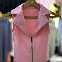 کراپ زنانه و دخترانه یقه انگلیسی - ۸ رنگ ترند