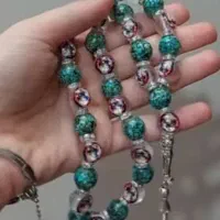 تسبیح رزین و شب نما وسنگهای معدنی اصل