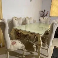میزناهارخوری سلطنتی چوب گردو معاوضه با کابینت