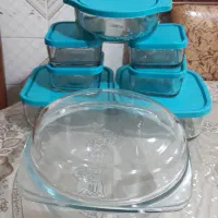 ظرف جا غذا شیشه ای