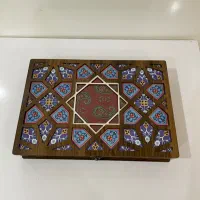 رومیزی ترمه با باکس چوبی درجه یک مناسب کادو|پرده، رانر، رومیزی|تهران, جنت‌آباد جنوبی|دیوار
