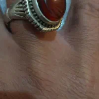 انگشتر عقیق کهنه دست ساز