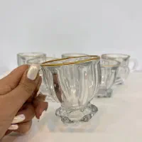 لیوان و استکان های لب طلا دستی۳۰۰ت|ظروف سرو و پذیرایی|میاندوآب, |دیوار