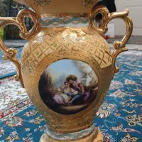 گلدون خیلی خیلی قدیمی و طلاکوب