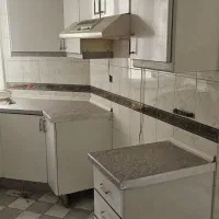 کابینت آشپزخانه سفید صدفی