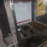 فرمخصوص فست فودی استیل شعله بزرک با صفحه چدنی گریل