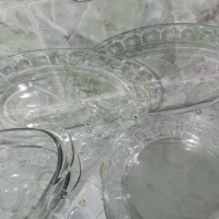 ظروف شیشه ای بند انگشتی نو