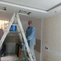 نقاشی ساختمان تعمیرات تزئینات|خدمات پیشه و مهارت|تربتحیدریه, باغ سلطانی|دیوار