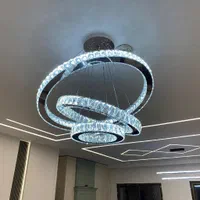 لوستر مدرن smd سایز ۵۰سانت|لوستر و چراغ آویز|بندر ماهشهر, |دیوار