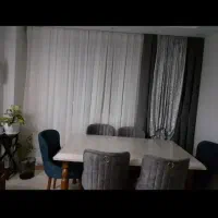 پرده با کناره روش ودکوری پولکی روش