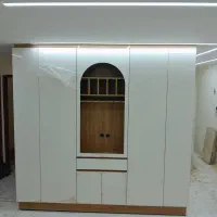 طراحی و اجرای کابینت کمد تی وی وال کلوزت و دیوایدر