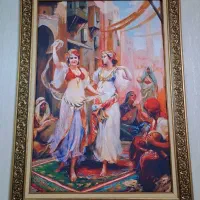 تابلو فرش مخمل