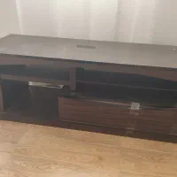 میز تلویزیون چوبی دو رو