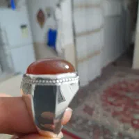 انگشتر عقیق خراسانی درشت