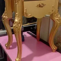 میز تلفن طلایی نو وسایل چوبی