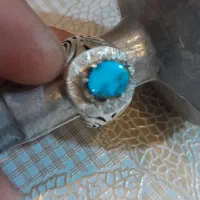 انگشتر فیروزه نقره