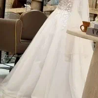 لباس عروس اروپایی شکوفه دانتل مناسب سایز ۳۸ تا ۴۲|لباس|تهران, بلوار کشاورز|دیوار