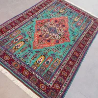 فرش دستباف ۳متری قیمت بسیار پایینه رنگ امیزی متنوع|فرش|مشکیندشت, |دیوار