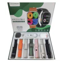 پک ساعت هوشمند KW22 ultra2 با ایرپاد و 7 بند