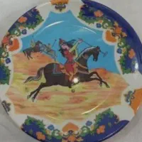 بشقاب میوه خوری ملامین قدیمی