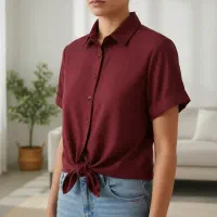 شومیز الیزه گره ای جذاب