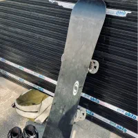 ست کامل اسنوبرد سالامون قدSalamon Snowboard 159cm|ورزش‌های زمستانی|شیراز, قصرالدشت|دیوار