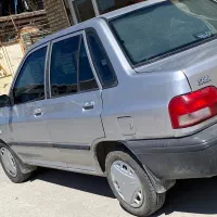 پراید نقره‌ای مدل 89 دوگانه کارخانه