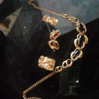 ست گردنبدوگوشواره ژوپینگ