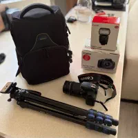 Canon 700D 18 135 lens Camera  دروبین لنز فلاش
