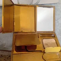 جعبه آرایشی برنز عتیقه