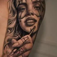 تتو بدن وآرایش دائم صورت