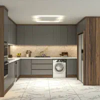 طراحی واجرای دکوراسیون داخلی صفرتاصد|خدمات پیشه و مهارت|صدرا-فارس, فاز ۱|دیوار