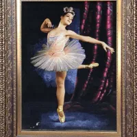 تابلو فرش  رقص باله