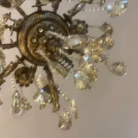 لوستر برنز۱۲شاخه|لوستر و چراغ آویز|تهران, علیآباد|دیوار