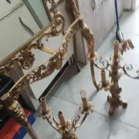 اینه وشمعدان برنجی