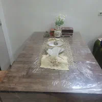 میز ۶ نفره  ام دی اف قابلیت ۸ نفره