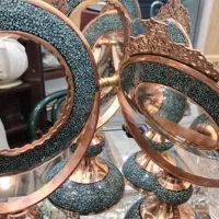 آینه  فیروزه کوبی مسی / حراج/