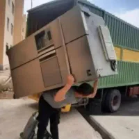 کارگر باربری اسبابکش اثاث منزل حمل بار وانت.ایسوزو