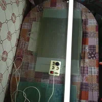 مهتابی بزرگ با قاب لهستانی 120 سانتی قدیمی سالم