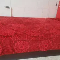 فروش یک عدد کمد و دو عدد تخت و میز کامپیوتر|تخت و سرویس خواب|زرقان, |دیوار