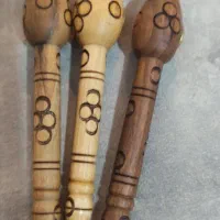 ۳عدد پیپ چوب کنده کاریشده عتیقه بینظیر زیبا شیک