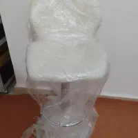۴ عدد صندلی جک دار سفید در حد نو